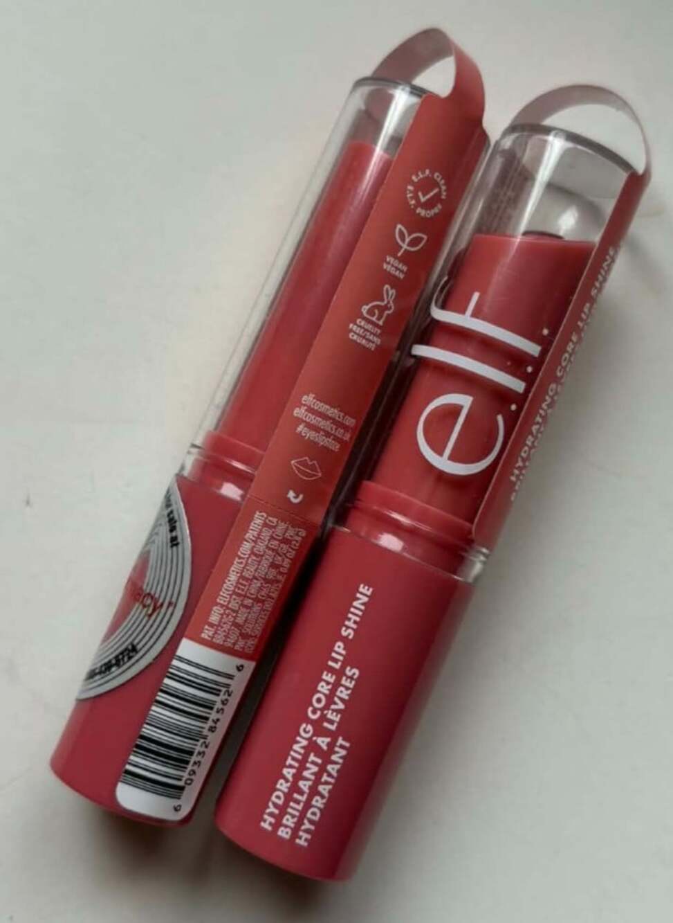ELF Hydrating Core Lip Shine Lipstick Joyful 84562 Lot of 2